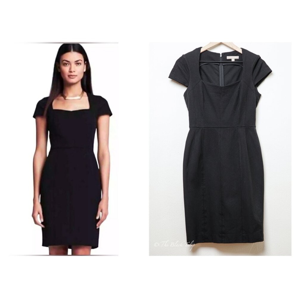 Women's Banana Republic Dress Size 4P (S) Black Sheath Business Office RP $140